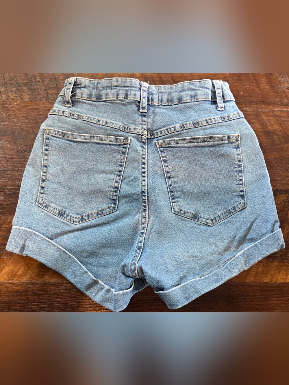 Cotton On High Rise Stretch Denim Shorts - Picture 3 of 6